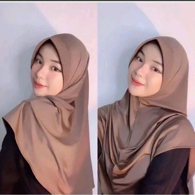 HIJAB INSTAN/JILBAB INSTAN/HIJAB BERGO JERSEY/HIJAB BERGO MARYAM/HIJAB JERSEY