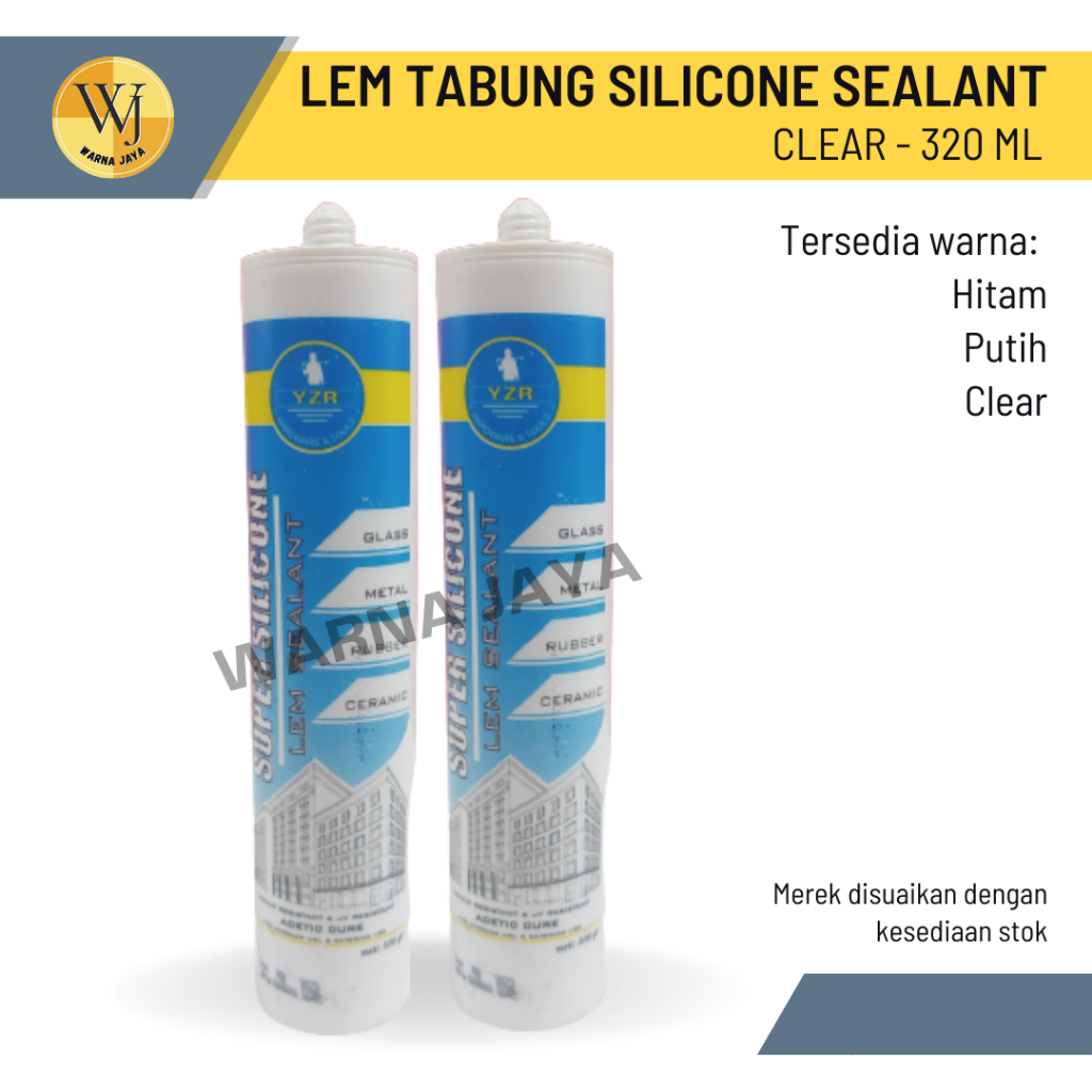 

Lem Tabung Super Silicone Yozuri Clear 320 ML / Lem Silikon Kaca