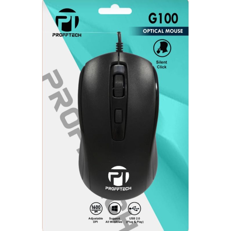 Mouse Usb Profftech G100 mouse kabel