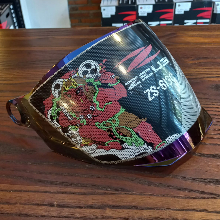 VISOR ZS613C IRIDIUM BLUE ORIGINAL ZEUS