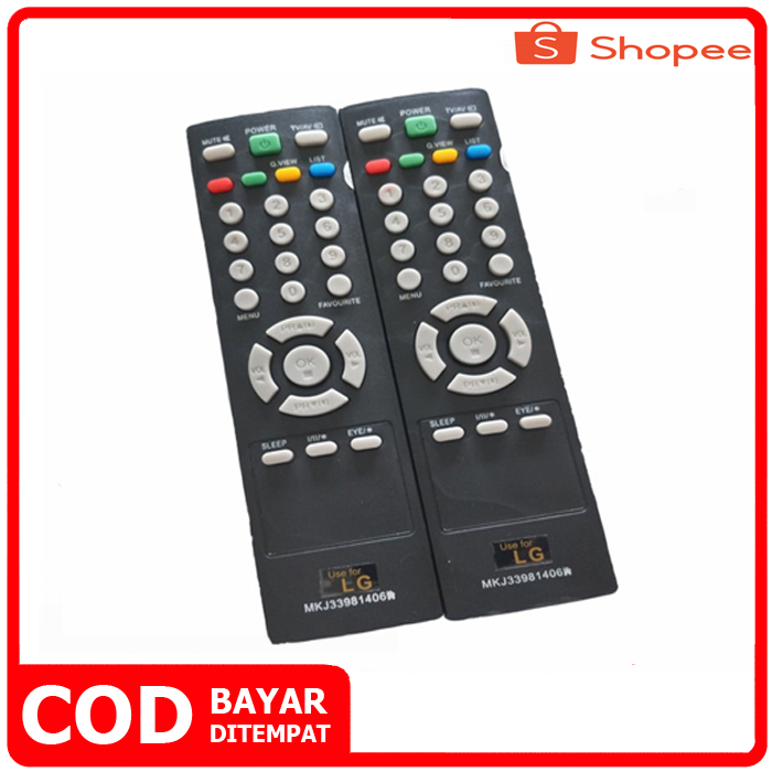 REMOT REMOTE TV LG TABUNG SLIM/FLAT PEARL BLACK/PEARLBLACK MKJ33981406