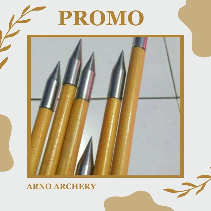 Shaft Point Bambu Petung Tanpa Vanes