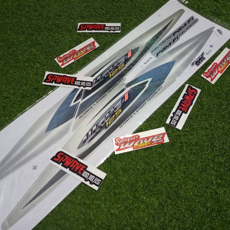 Striping Wave 125 Bahan Kodak Paper Original Thailand Wave 125 Supra 125