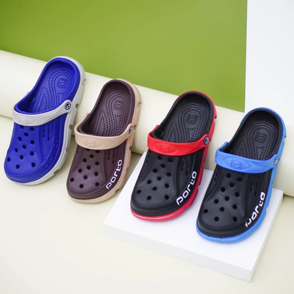 PORTO 1006  - SENDAL BAIM ANAK-ANAK & DEWASA / SENDAL KARET