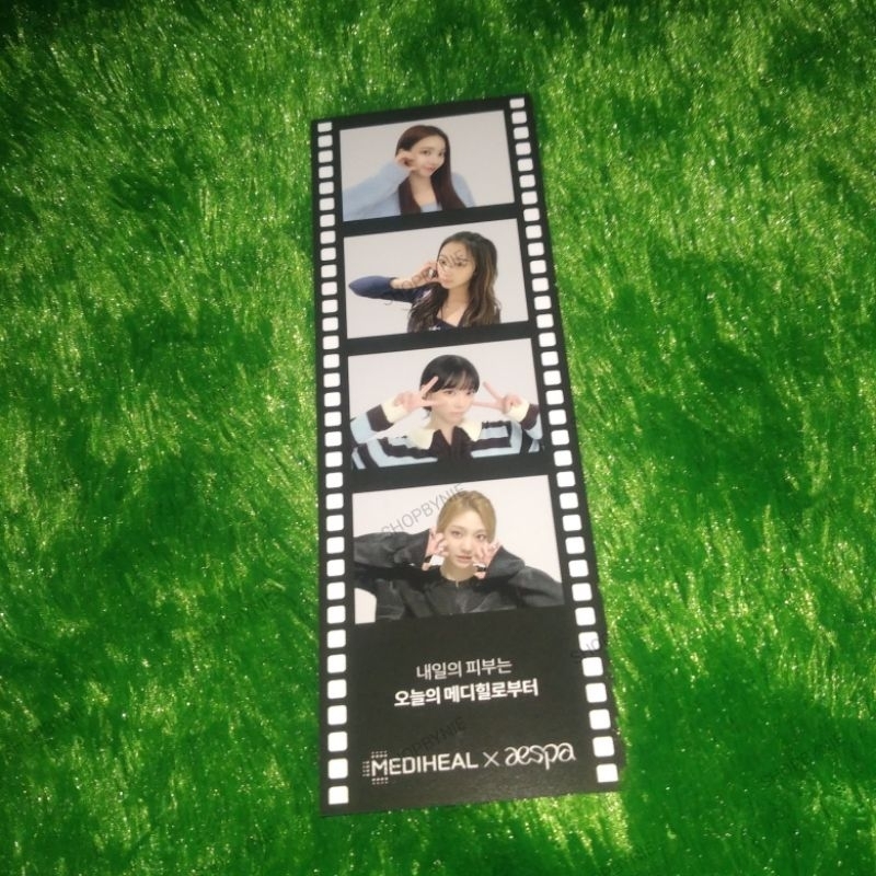 Aespa x Mediheal Photostrip Karina Giselle Winter Ningning