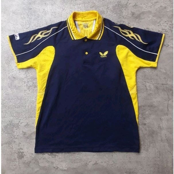 KAOS JERSEY BADMINTON SECOND | KAOS JERSEY PINGPONG | KAOS JERSEY TENIS MEJA | BUTTERFLY SECOND