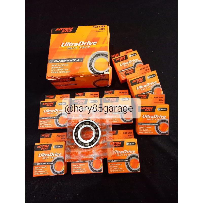 BEARING KRUK AS DAYTONA FORGED 6204C3 HIGH SPEED ORIGINAL