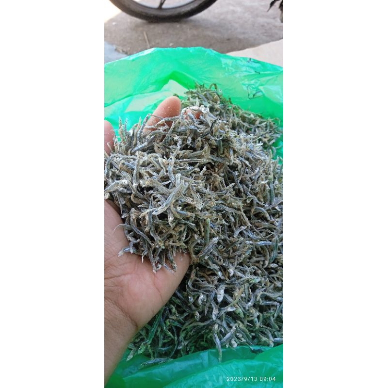 

Ikan Asin Teri Halus Kering 100%-Ikan Asin Teri Kacang-Teri Halus kering Fresh 500gram