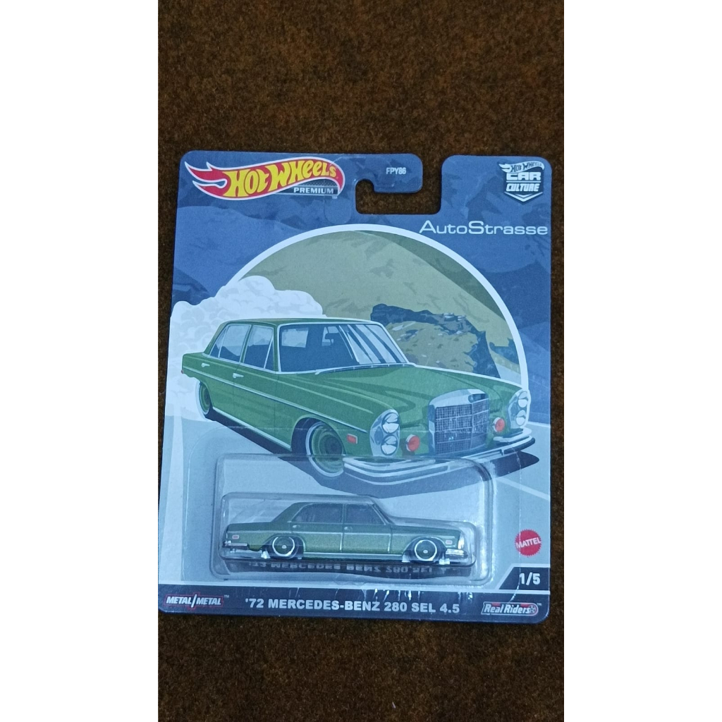 Hotwheels Mercedes benz 280 auto strasse