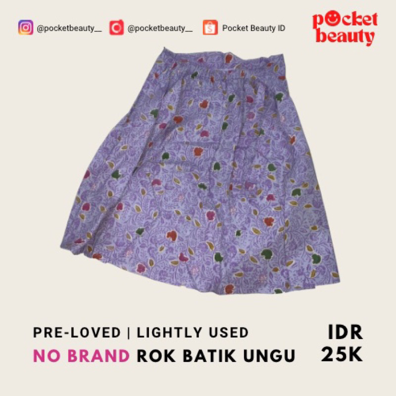 Rok Batik Ungu