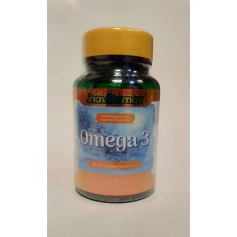 Inavitamax Omega 3 / Minyak Ikan Salmon /Vitamin Omega 3 untuk Cholestrol/ Omega 3 inavitamax
