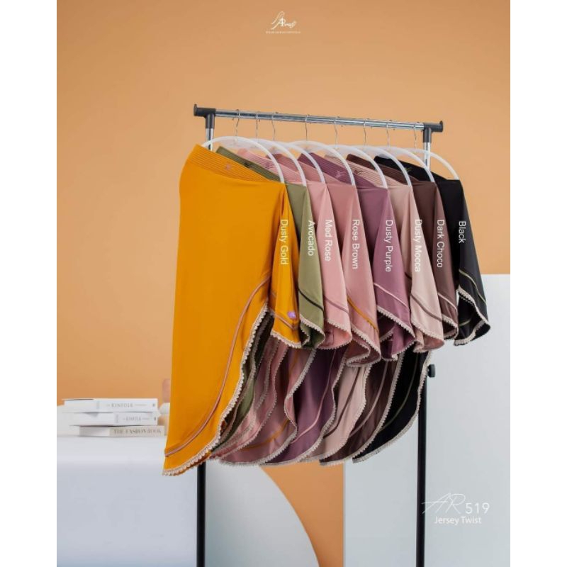 Hijab Arrafi : Ar 519 matt jersey twist