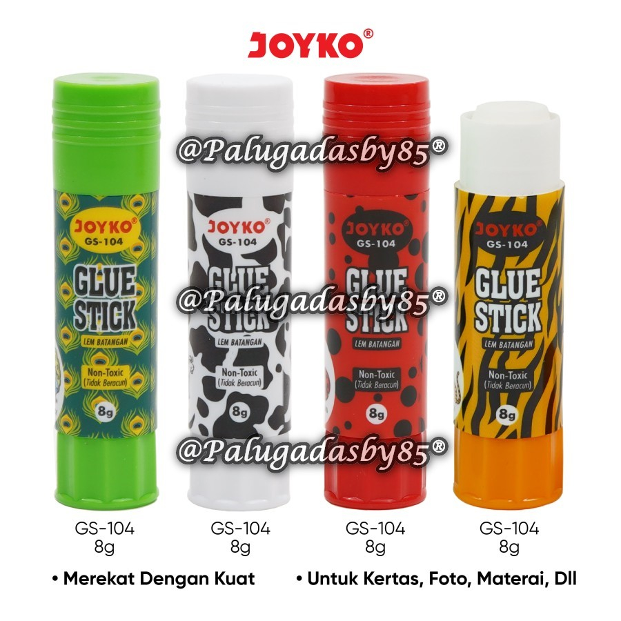 

(1 Biji) Glue Stick Joyko GS-104 8 Gram Animal Kingdom / Glue Stick Lem Kertas Batang Joyko GS-104 / Lem Stik Joyko GS 104 GS104