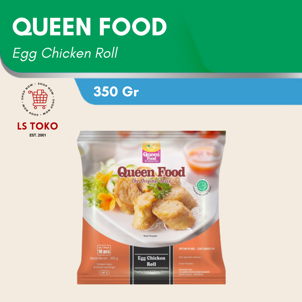 

Queen Food Egg Chicken Roll Bento | Olahan Ayam Gulung Telur Jepang 350GR