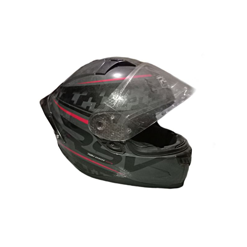 HELMET RSV FF500 BARCODE RED