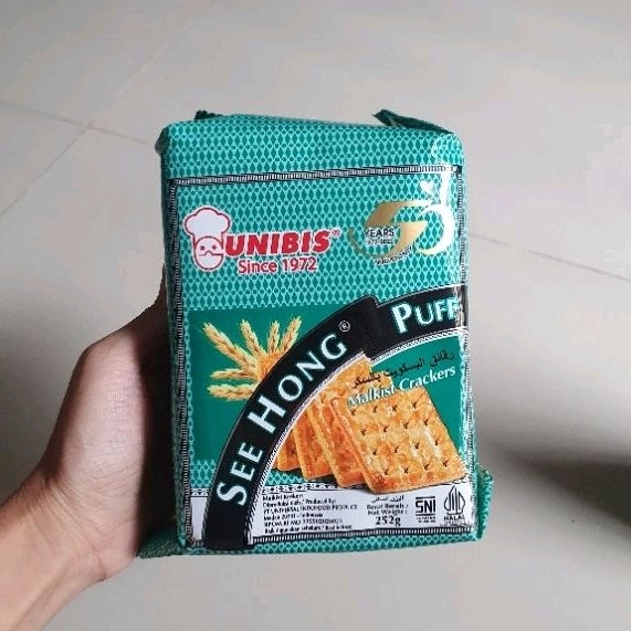 

Unibis SEE HONG PUFF Malkist Crackers biskuit MANIS gula 270gr