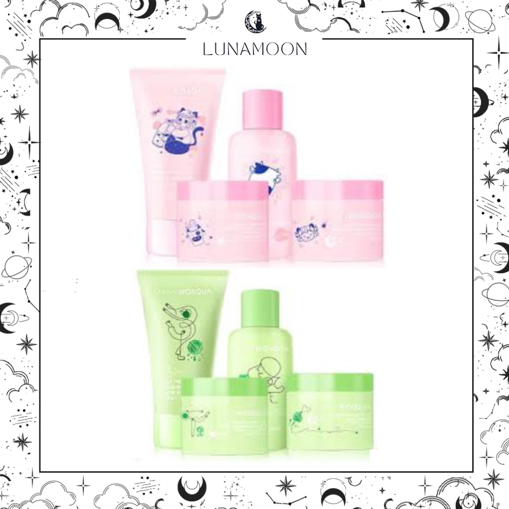 BIOAQUA KIDS Skincare Paket Niacinamide Glowing & Brightening / Tea Tree Oligopeptide Acne Set