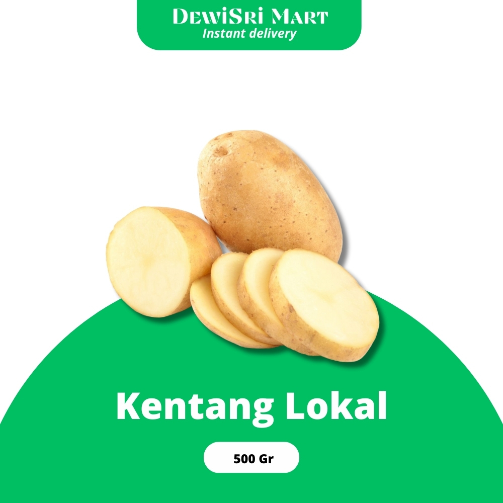 

Kentang Lokal Fresh 500gr - KIRIM INSTANT Dewi Sri Mart