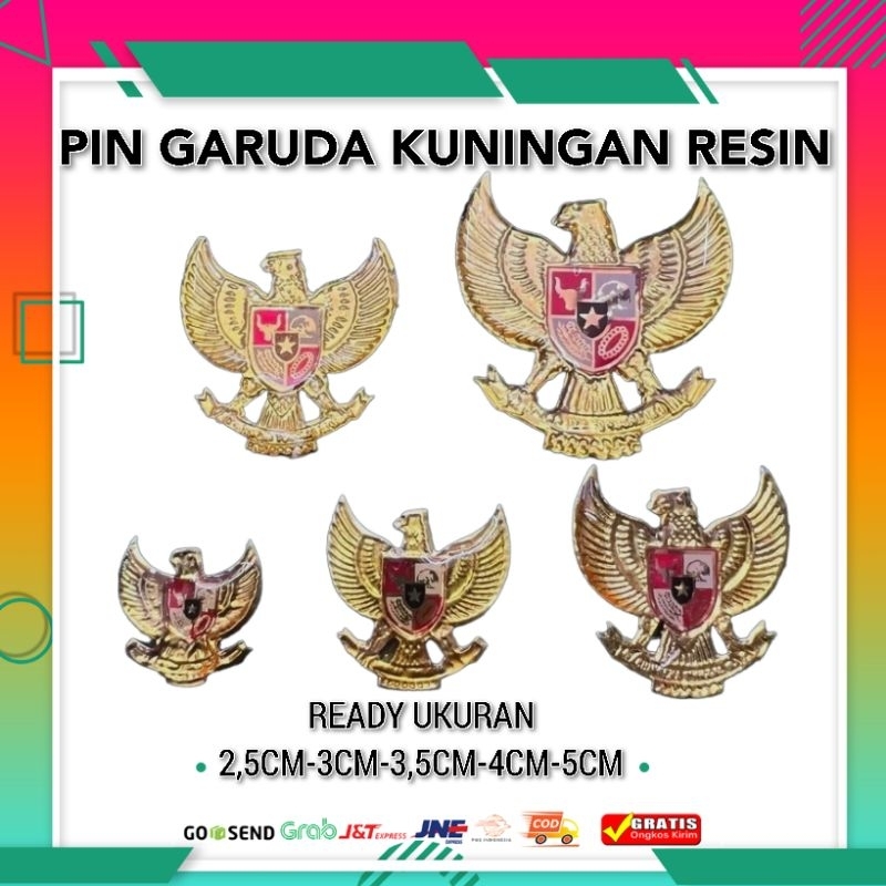 Pin Garuda Resin Paskibraka | Pin Garuda Paskibra | Pin Peci Paskibra