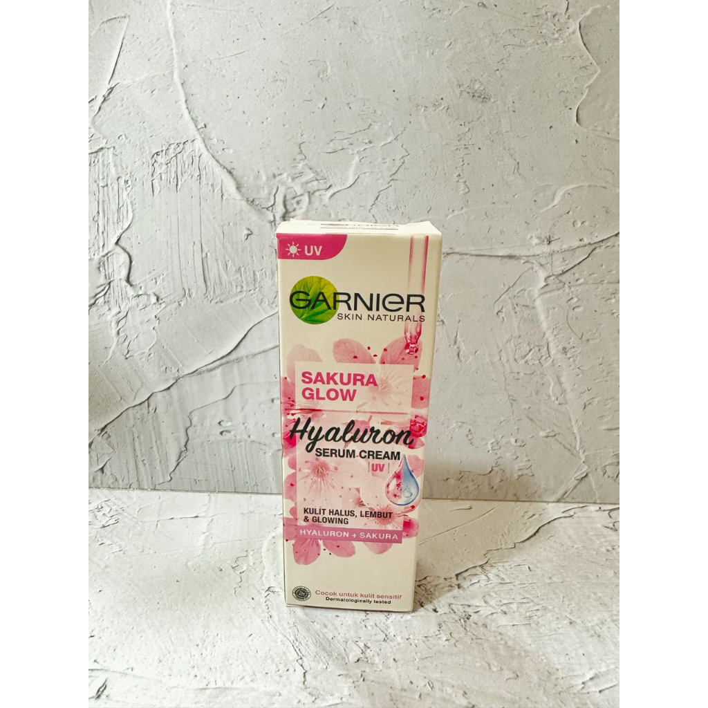 Garnier Sakura Day and Night Cream 20ml | Krim Pencerah Wajah Siang dan Malam