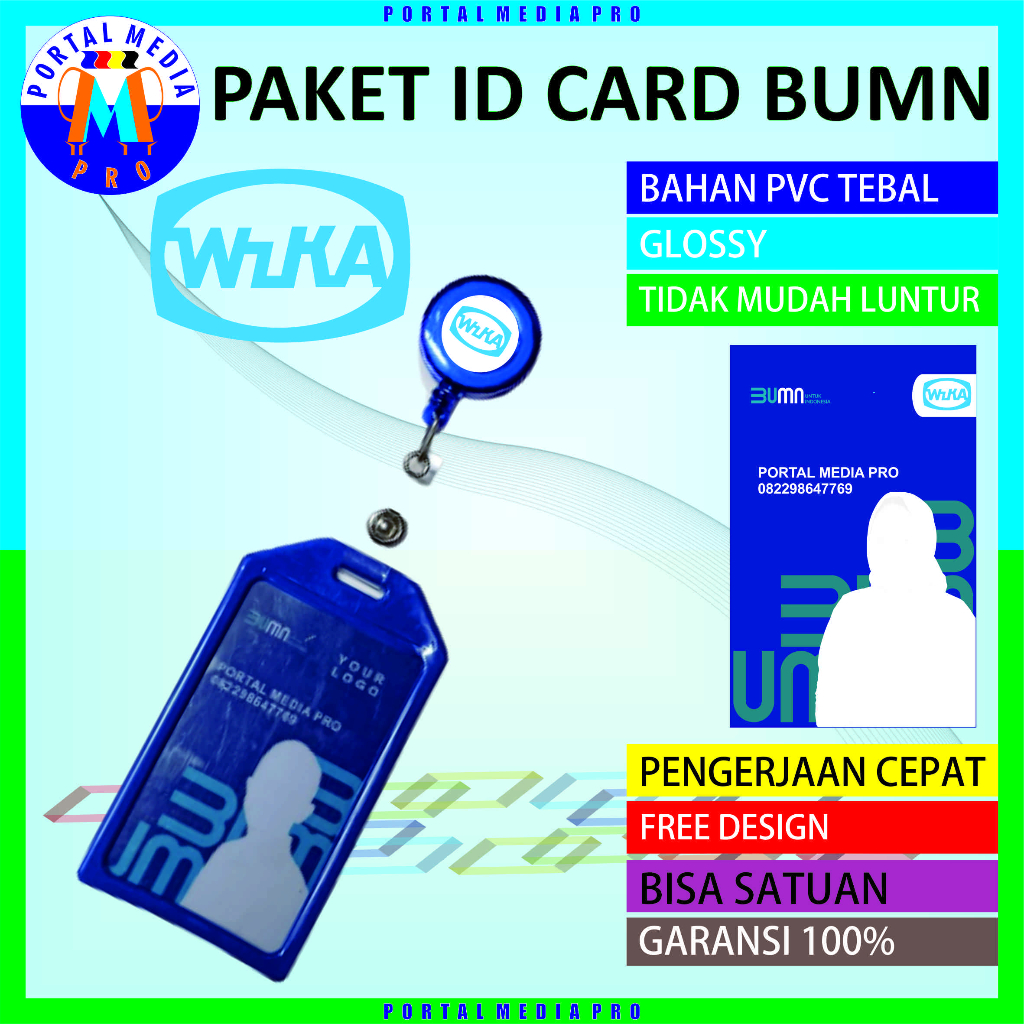 

LID Card BUMN WIKA Paket Holder Yoyo Logo