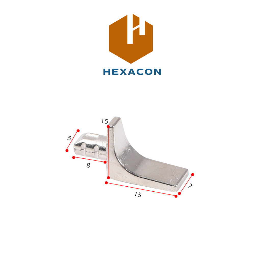 Ambalan Kayu Rak Lemari Rak Buku / Ambalan Besi Pen Penyangga AM-0003