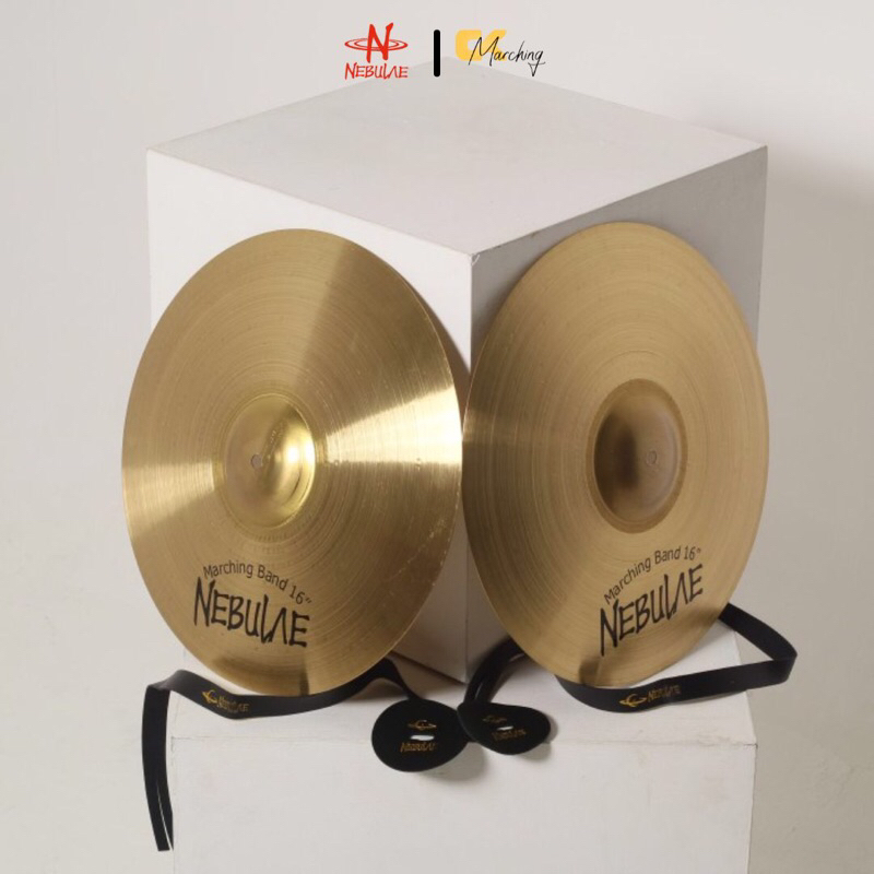 Nebulae Cymbal Marching Band 16IN + Straps