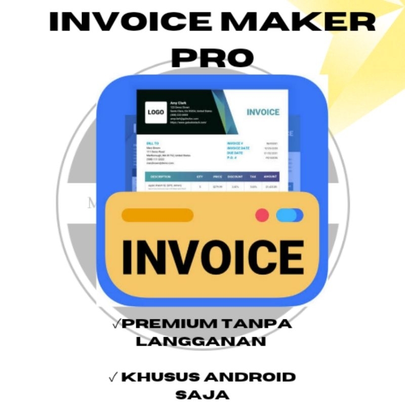 SOFTWARE APLIKASI PEMBUAT TAGIHAN INVOICE PRO KHUSUS ANDROID