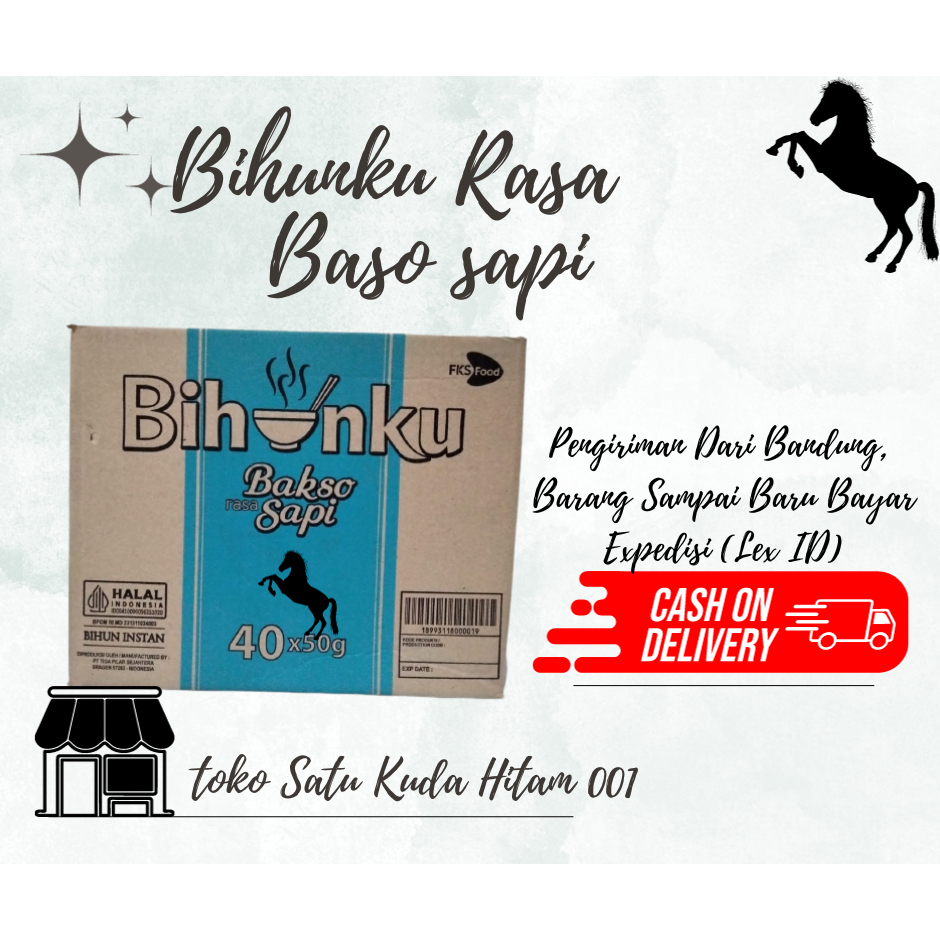 

Bihunku Rasa Bakso Sapi [55g/40 pcs/Dus]