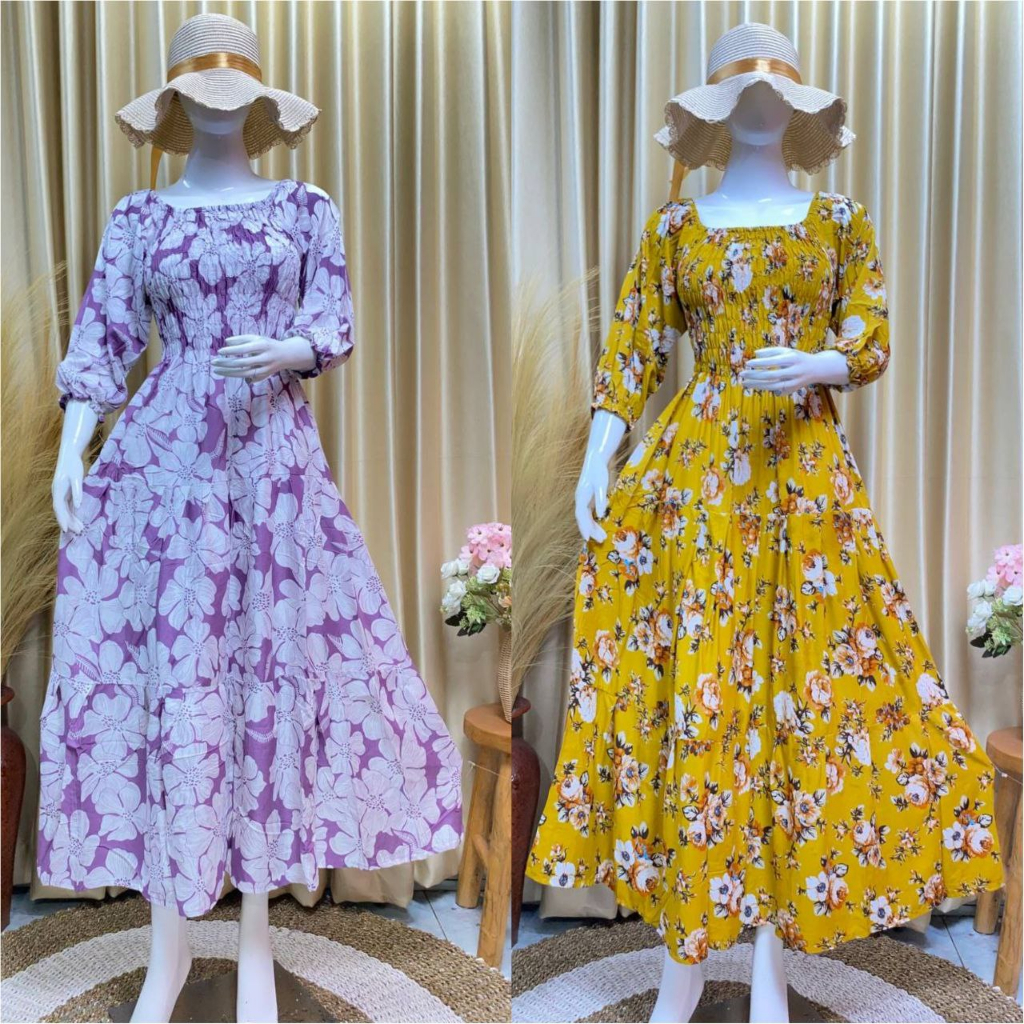 Long Dress Canda Susun Panjang.