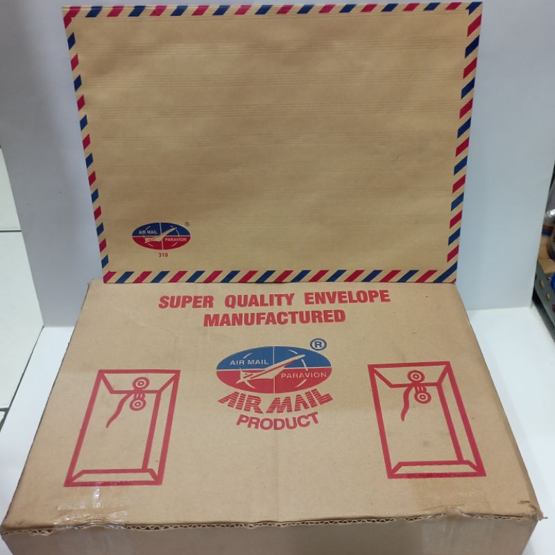 

AMPLOP TALI AIR MAIL PARAVION 310 isi 50 lembar / boxs