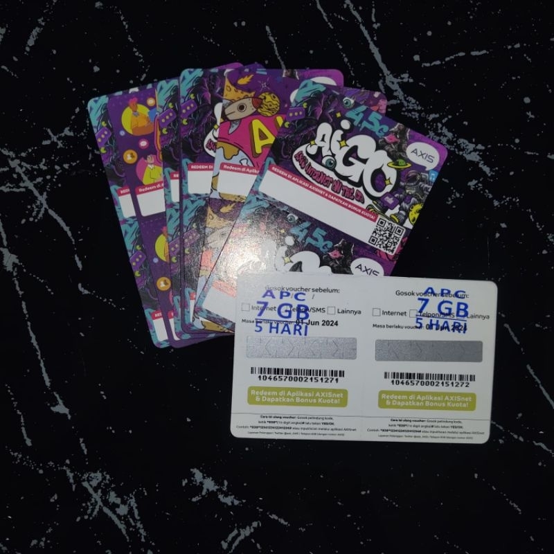 VOUCHER AXIS AIGO 7GB 5HARI