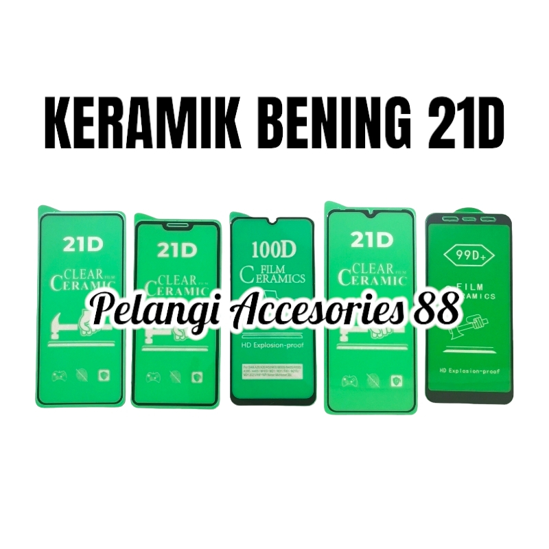 ANTIGORES OPPO A58 4G / A58 4G NFC / A98 5G ANTIGORES KERAMIK BENING 21D FULL COVER