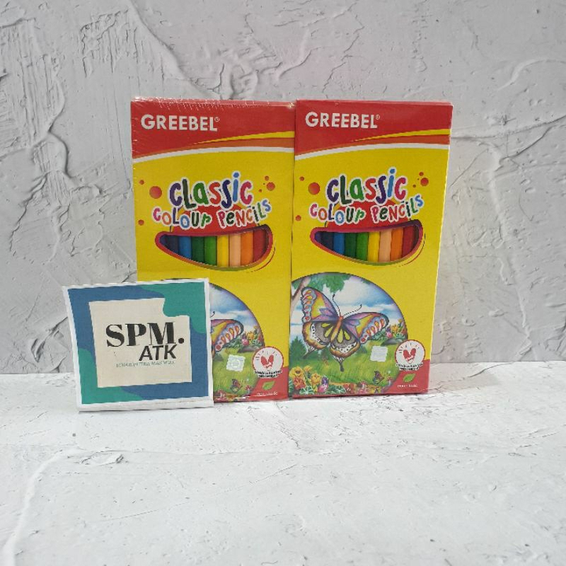 

tyvf (12 set) Pensil Warna Greebel 12w Panjang
