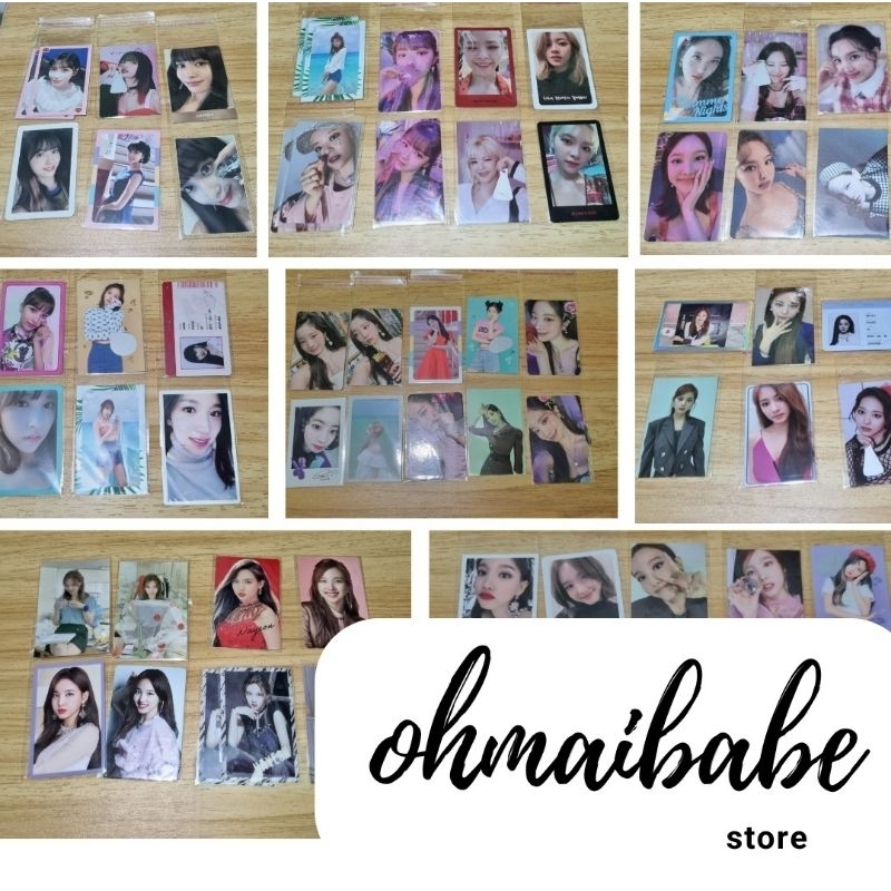 Twice Nayeon Jeongyeon All Era Photocard PC Album Yes or Yes Fancy