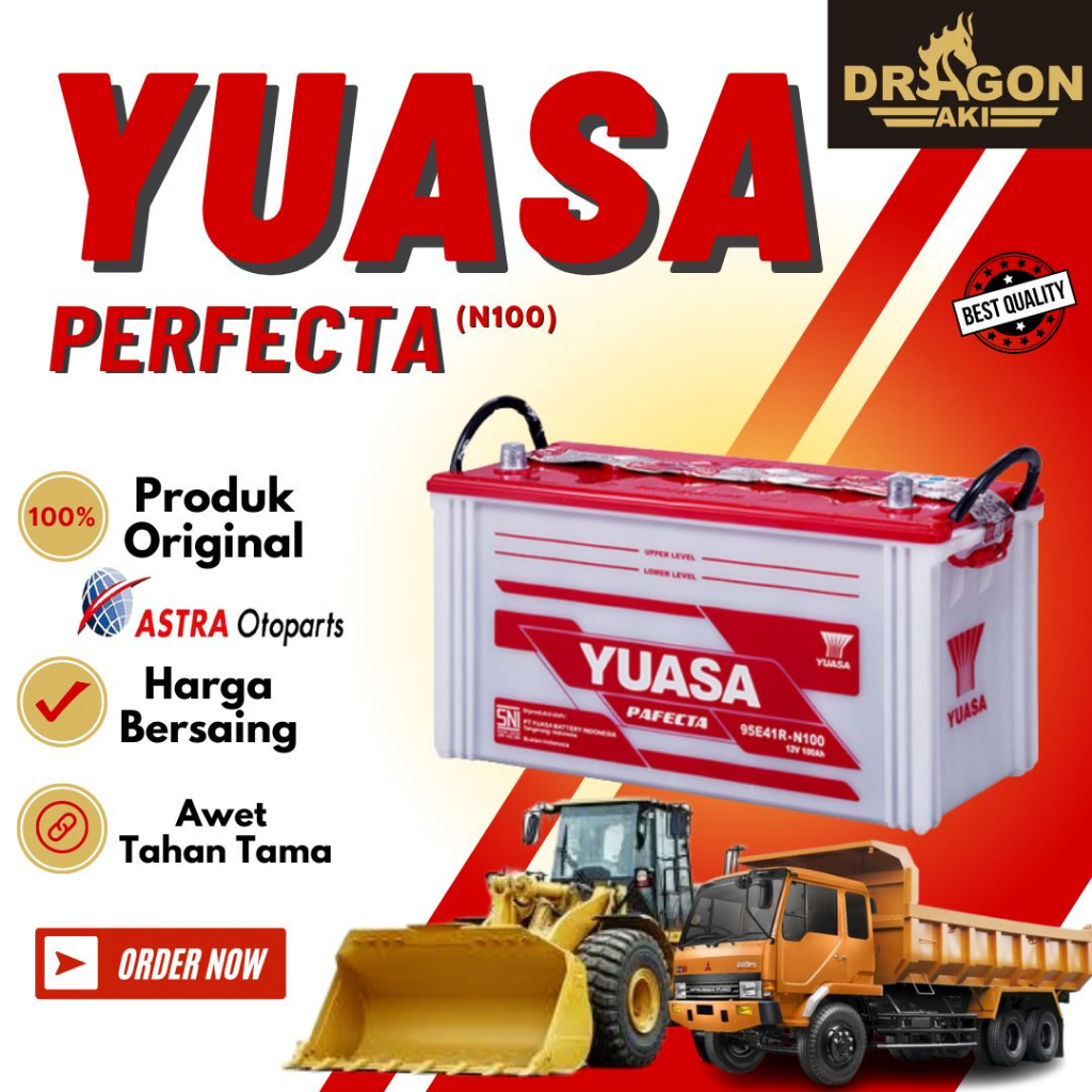 Aki Mobil Yuasa N100