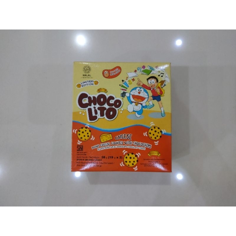 Choco Lito Mini Cheese Cookies With Chocochips 38 gr (Murah)