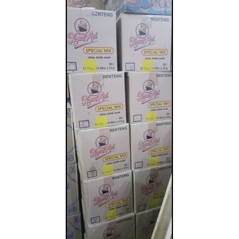 

Kapal Api spesial mix 1 dus isi 12 renceng