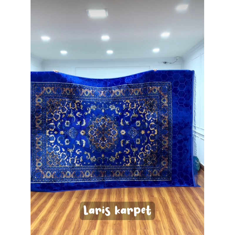 Karpet Turki 2x3 Meter Murah | Karpet Lantai Ruang Tamu Besar Bahan Bludru Lembut