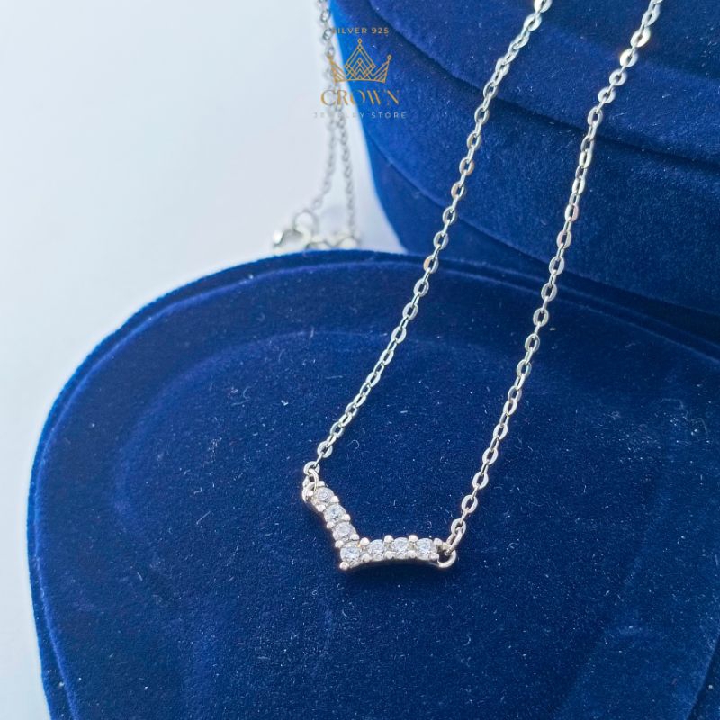 kalung silver 925 perak asli model kalung aurel tanam