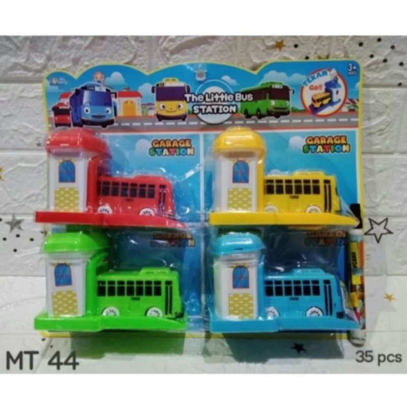 Mainan Tayo Garasi Set  / Mainan Rumah Tayo / Mainan Tayo Set Mt 44 / Mainan Tayo