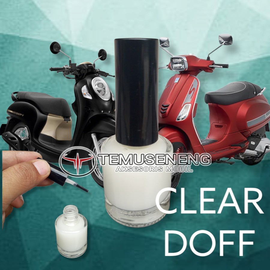 Cat Clear Doff Bening Dop Vernis Cat Extra Motor Jadi Doff