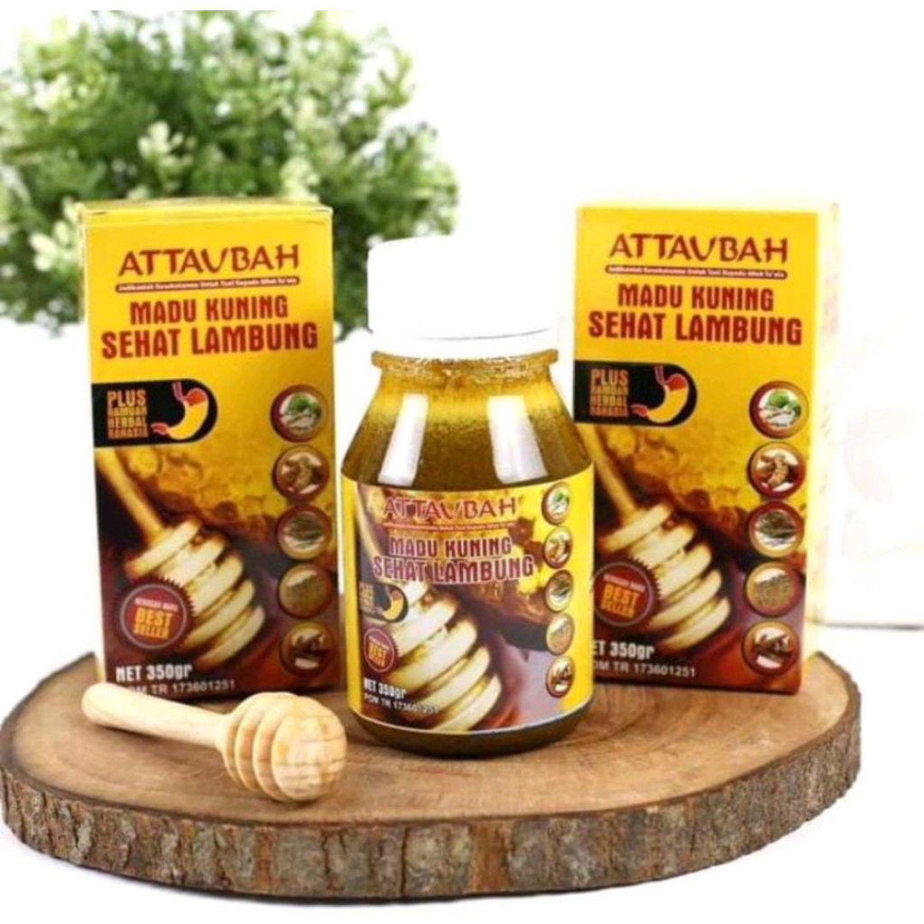 

Madu Kuning Sehat Lambung Attaubah 350 Gram ORIGINAL