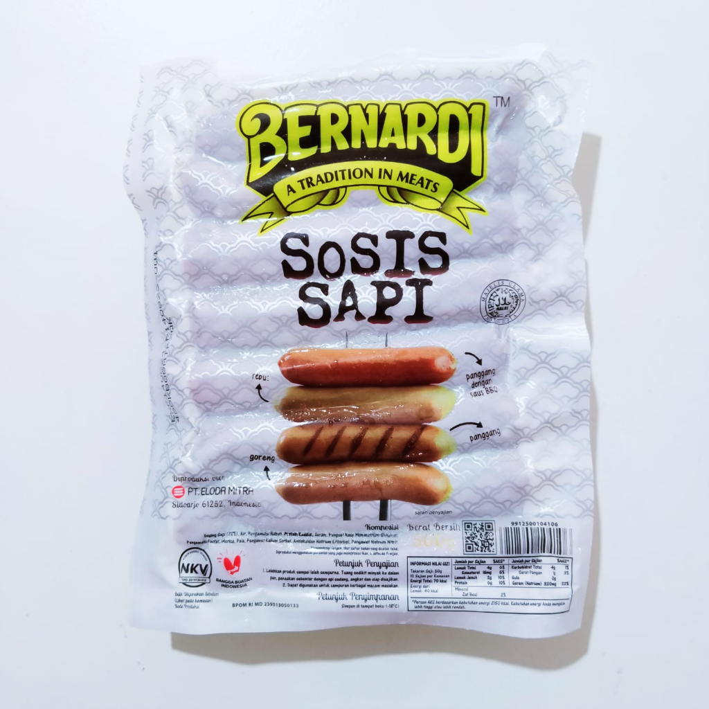 

BERNARDI sosis sapi 500gr