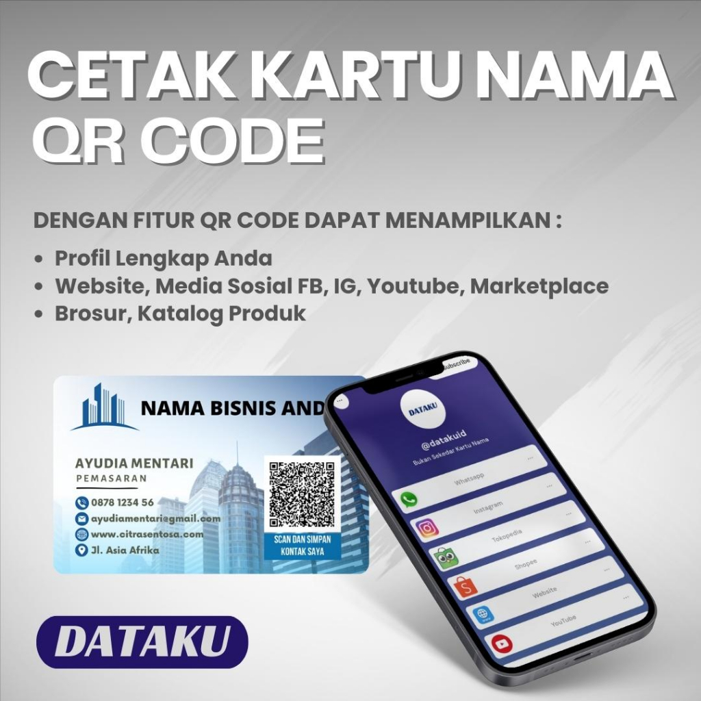 Kartu Nama Pintar PVC