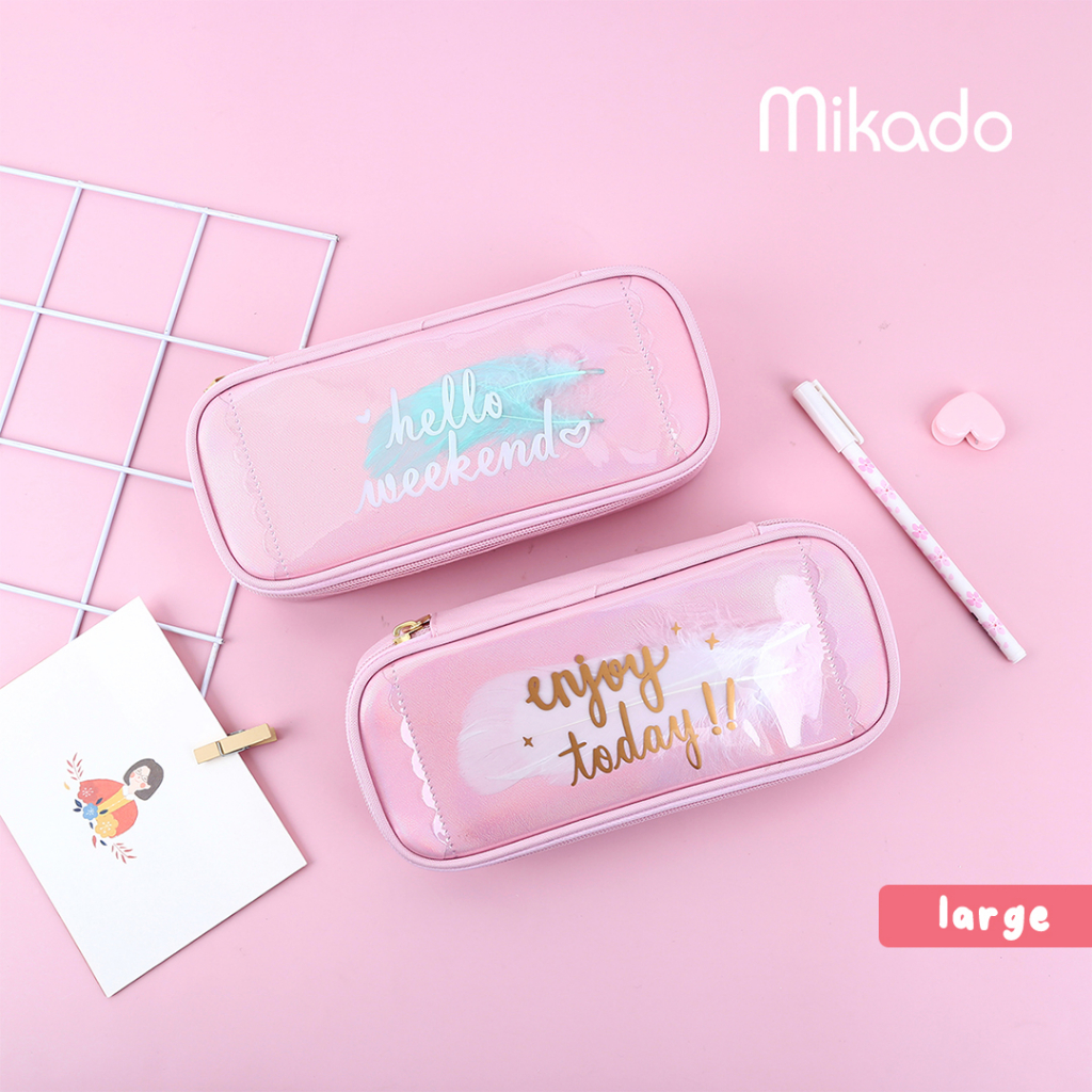 

LANGUO Pink Series Pencil Case / Tempat Pensil Motif Lucu