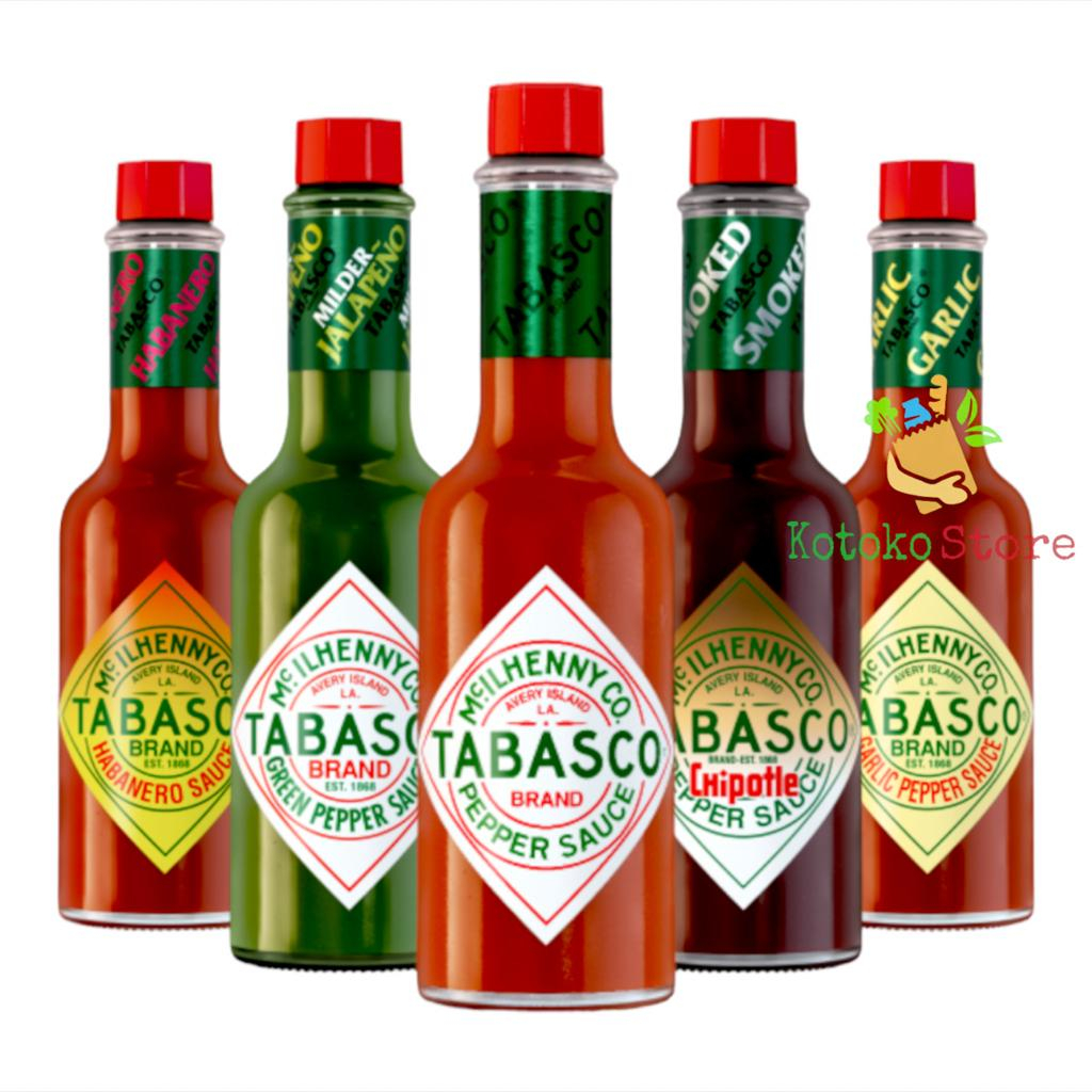 

Tabasco Red Pepper Sauce / Saus Tabasco Jalapeno Habanero Garlic 60ml