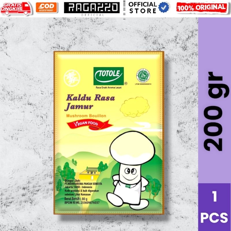 

Totole Kaldu Rasa Jamur 200gr Kaldu Penyedap Rasa Jamur Totole Promo