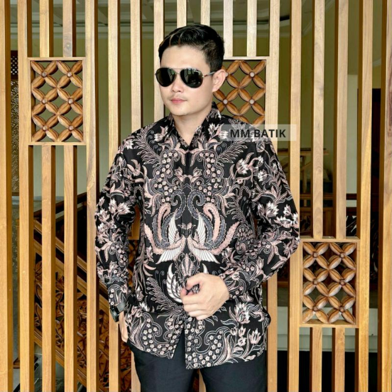 KEMEJA BATIK PRIA SLIM FIT ELEGAN  [MM025]