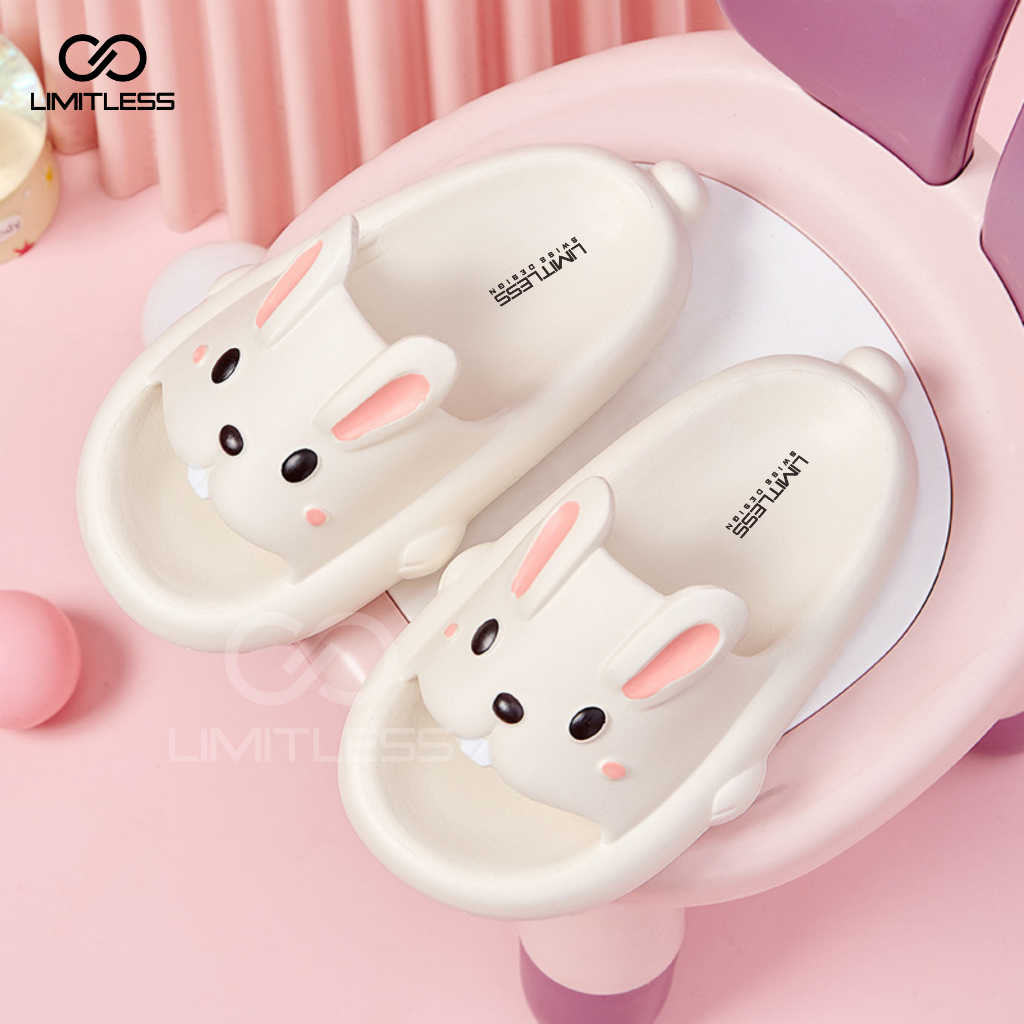 Sendal Kelinci Wanita Terbaru 2023 Korean Style Empuk Lucu EVA Phylon Ringan-Empuk-Anti Slip | Senda